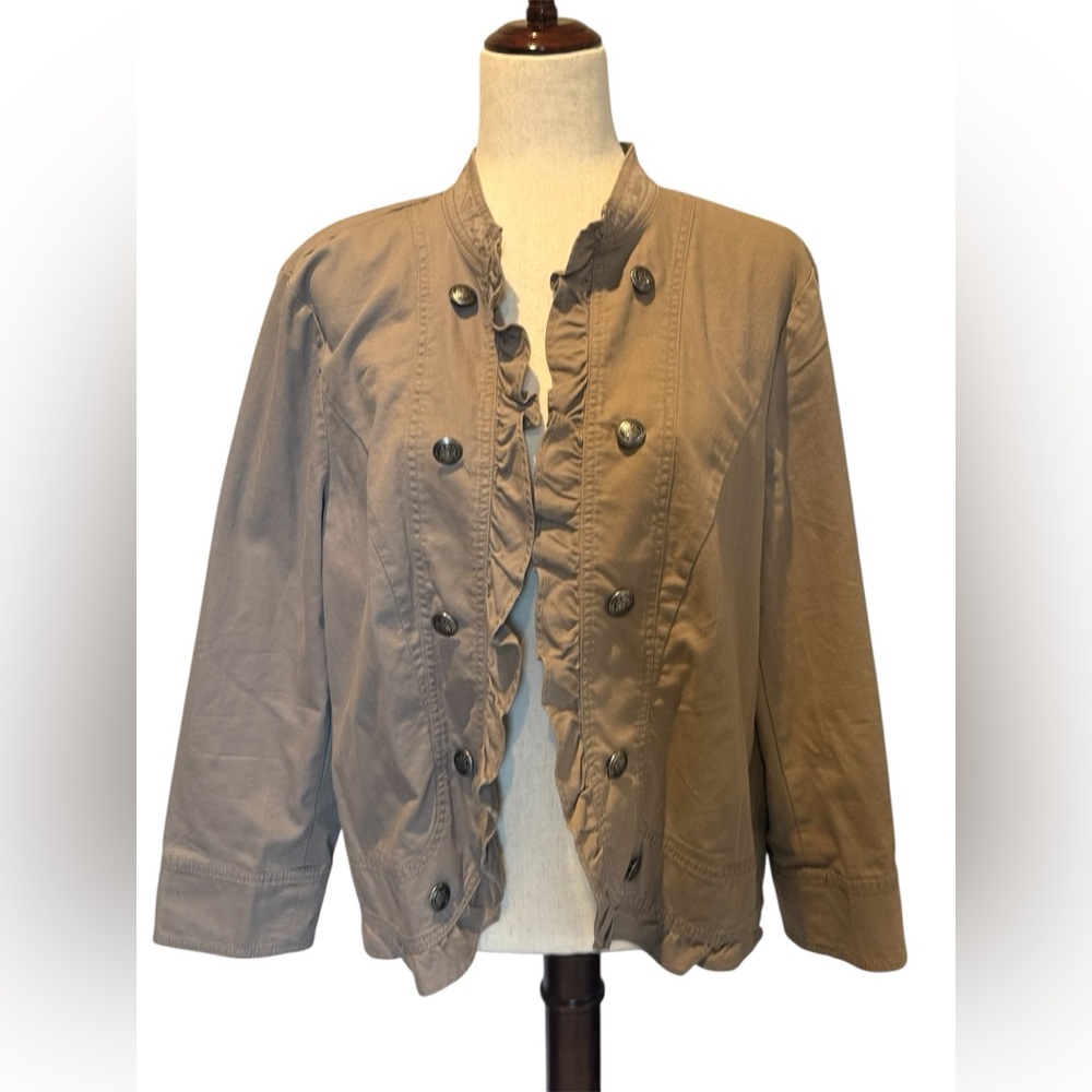 Ann Taylor Double Button Front Jacket Size Xl - image 1